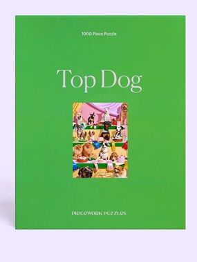 Piecework "Top Dog" 1000-Piece Puzzle - Green
